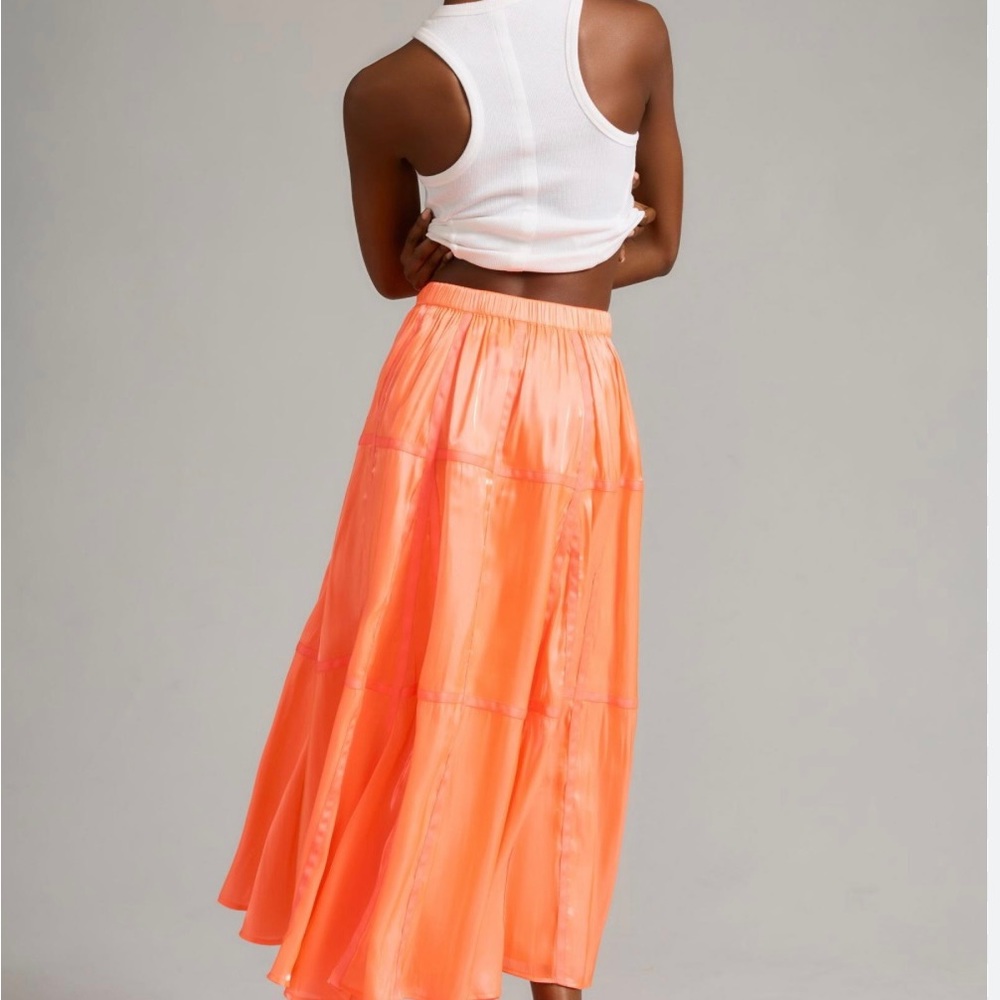 Anthropologie parachute maxi skirt. NWOT.